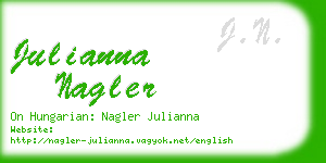 julianna nagler business card